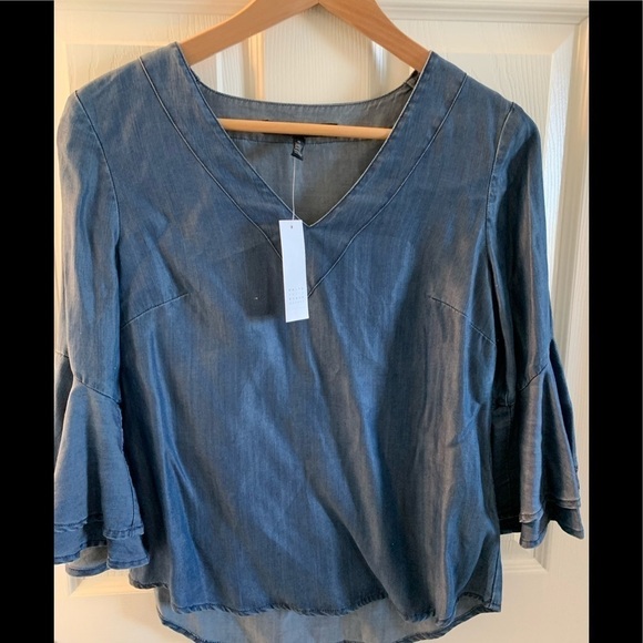 New - tencel fabric - Whbm blouse - Picture 1 of 3